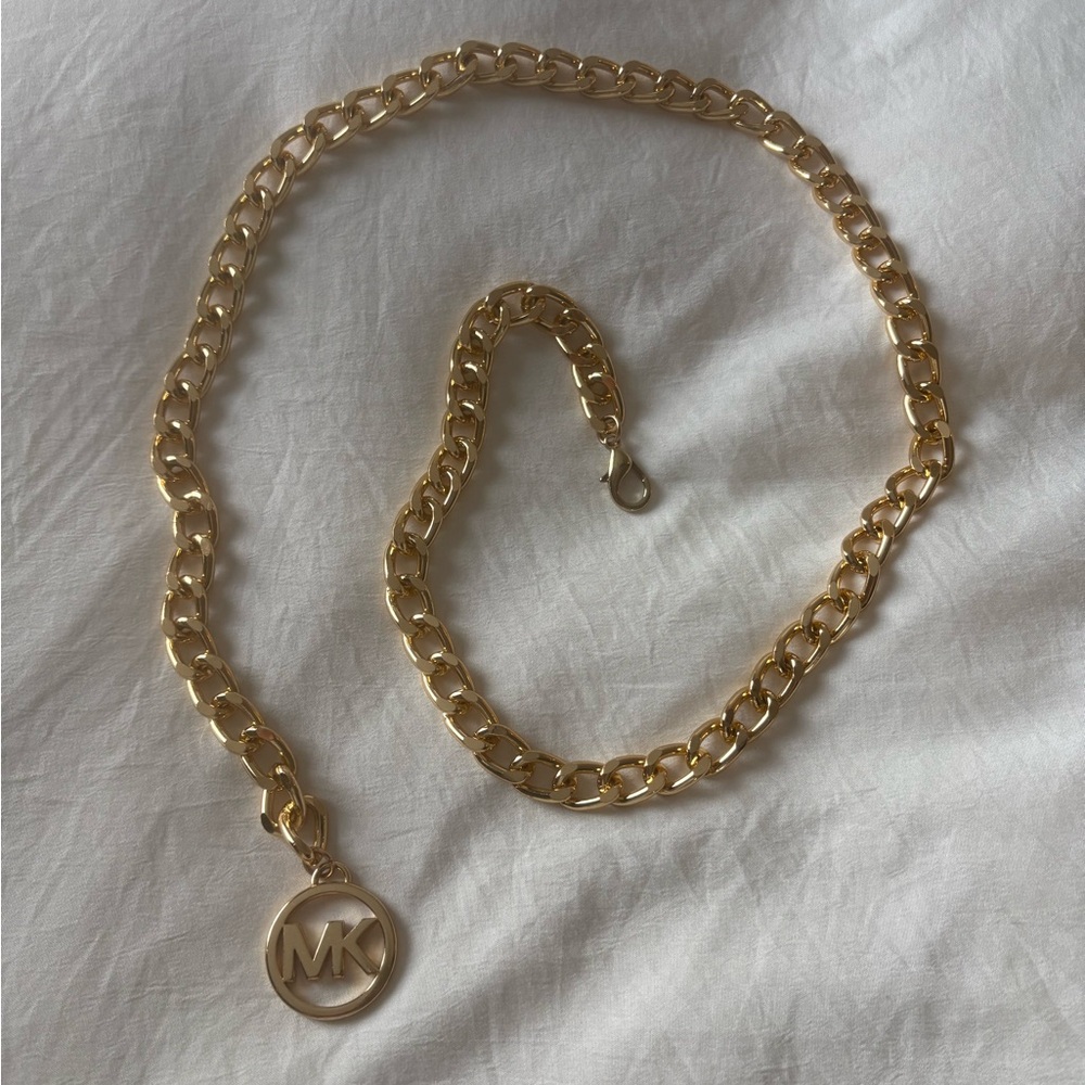 Michael Kors Gold Chain Belt